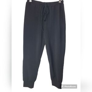 DKNYC black textured joggers - Size Medium women's